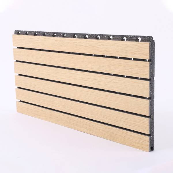 Grooved Wood Acoustic Panel